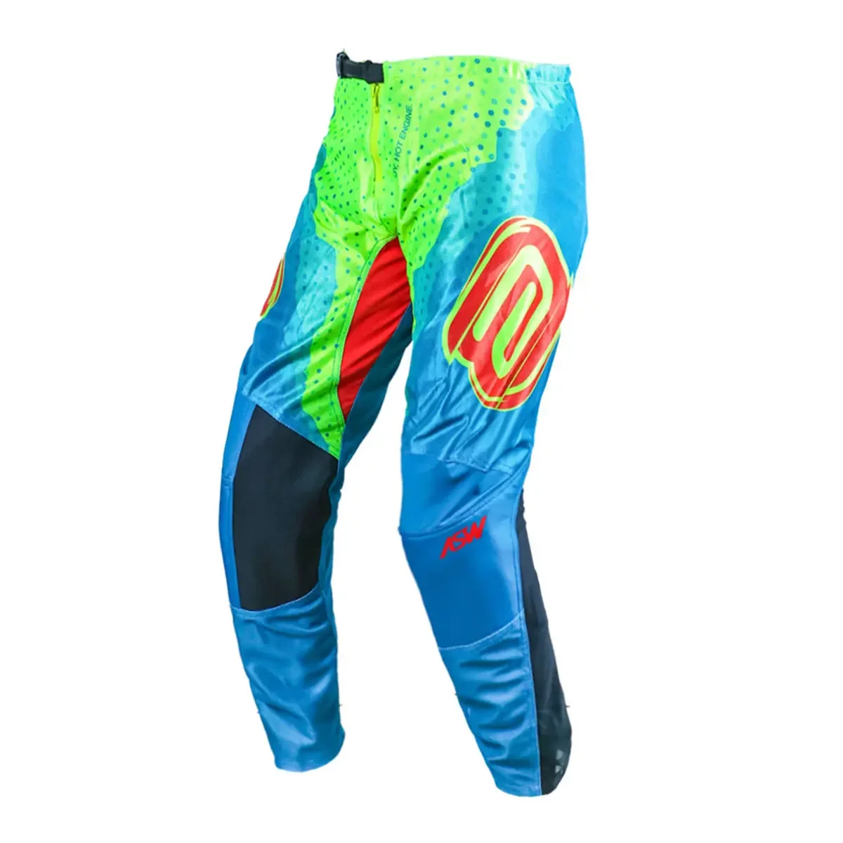 Calça ASW Vented Diffuse 26 Amarelo Flúor/Laranja/Verde - Spinelli